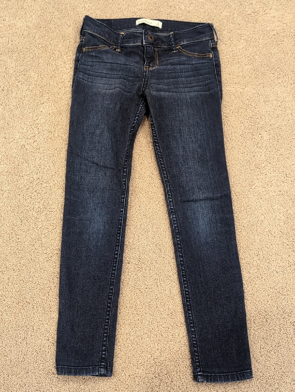 Abercrombie & Fitch Dark Indigo Skinny Jeans